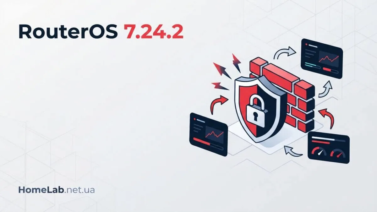 MikroTik RouterOS 7.24.2: важливе оновлення безпеки