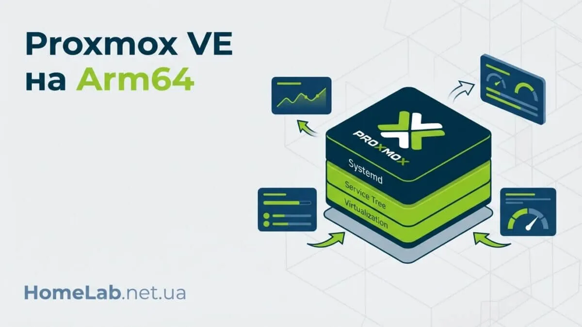 Proxmox VE офіційно отримав підтримку Arm64