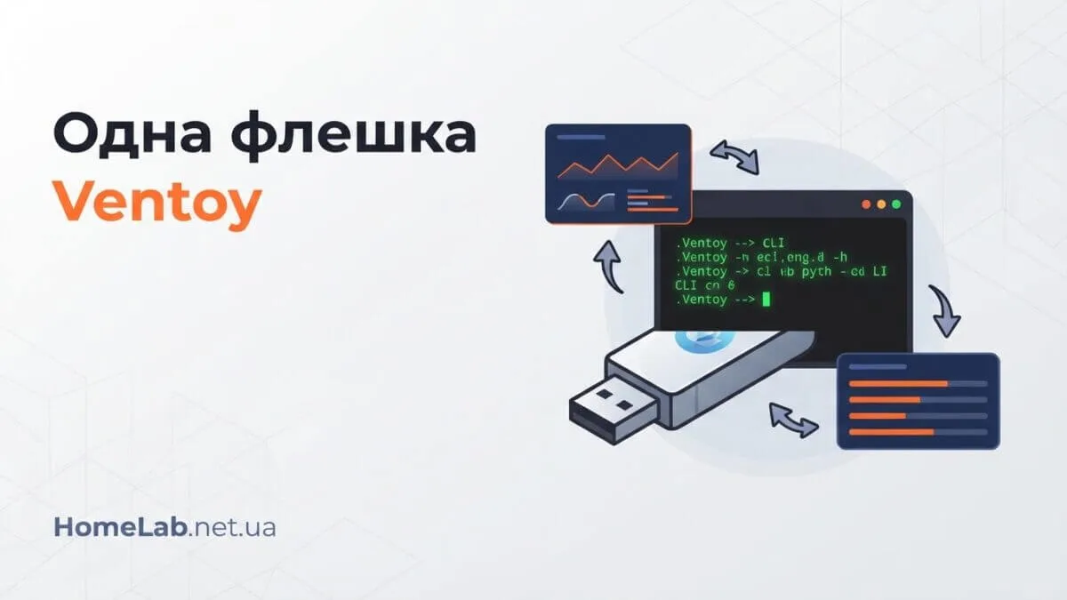 Ventoy для мультизавантажувальної флешки: практичне налаштування