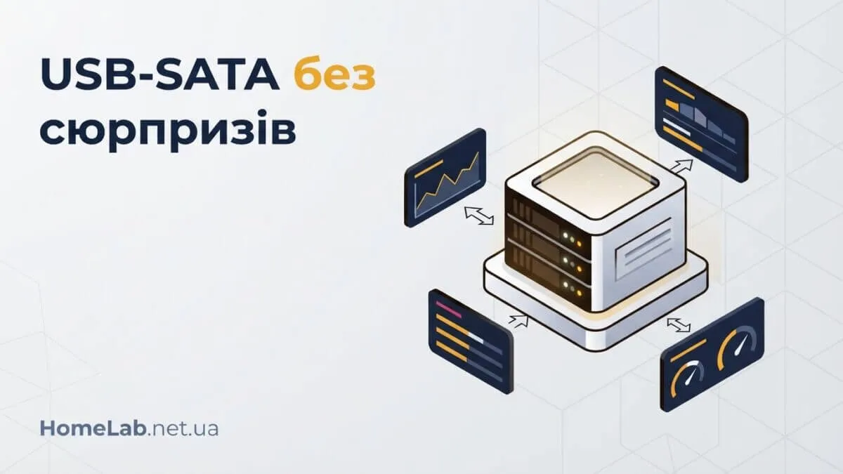 Як вибрати USB-SATA адаптер для бекапів і SMART